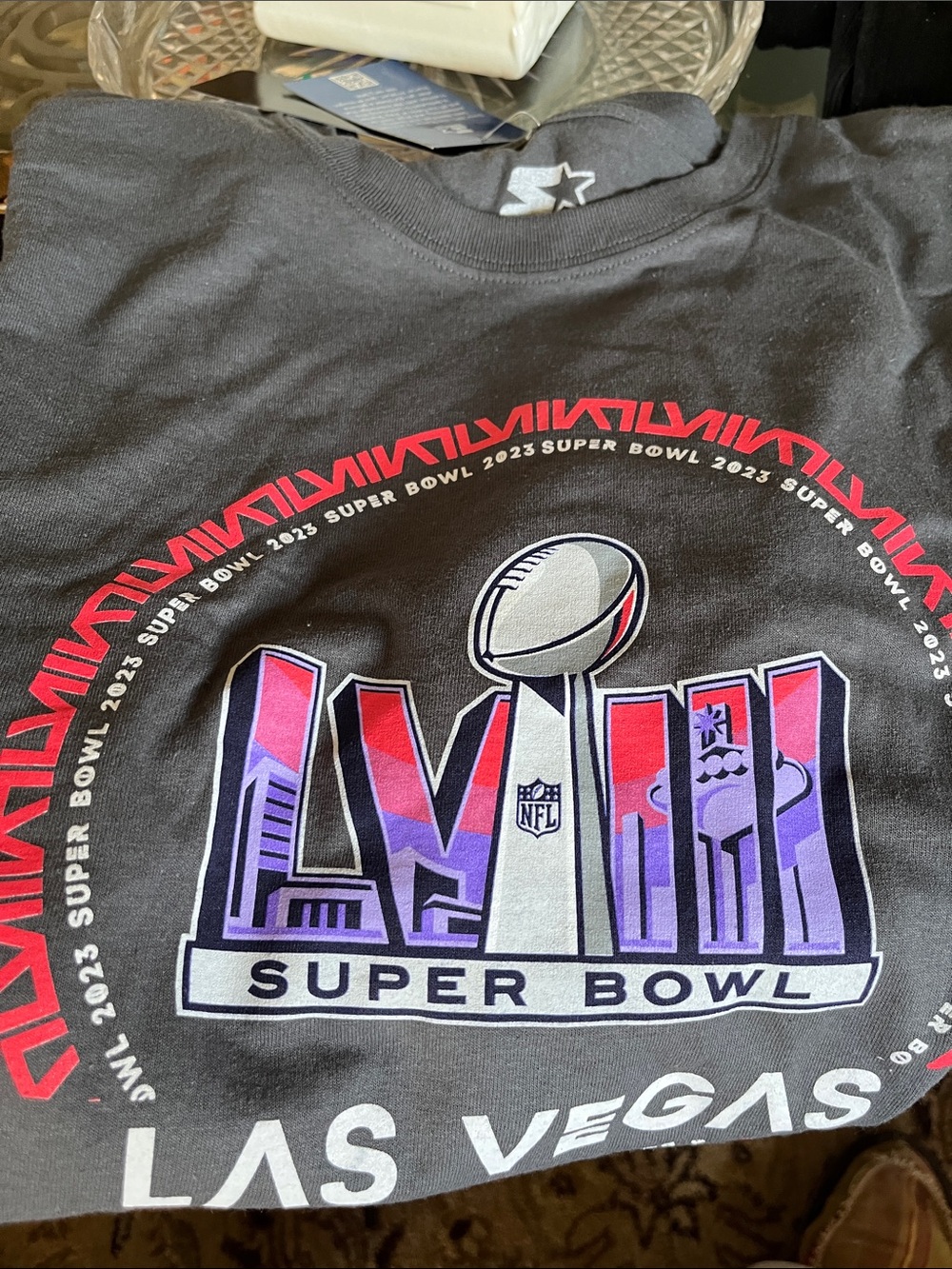 Super Bowl T-shirt 2023 NWT tax siLG